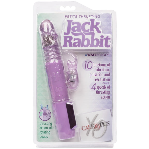 CalExotics Jack Rabbit Petite Thrusting Jack Rabbit - Purple - Extreme Toyz Singapore - https://extremetoyz.com.sg - Sex Toys and Lingerie Online Store - Bondage Gear / Vibrators / Electrosex Toys / Wireless Remote Control Vibes / Sexy Lingerie and Role Play / BDSM / Dungeon Furnitures / Dildos and Strap Ons &nbsp;/ Anal and Prostate Massagers / Anal Douche and Cleaning Aide / Delay Sprays and Gels / Lubricants and more...