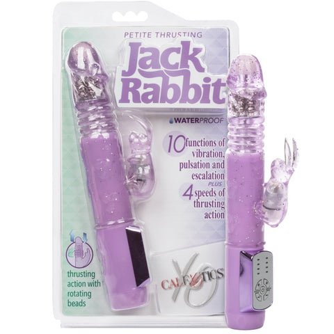 CalExotics Jack Rabbit Petite Thrusting Jack Rabbit - Purple - Extreme Toyz Singapore - https://extremetoyz.com.sg - Sex Toys and Lingerie Online Store - Bondage Gear / Vibrators / Electrosex Toys / Wireless Remote Control Vibes / Sexy Lingerie and Role Play / BDSM / Dungeon Furnitures / Dildos and Strap Ons &nbsp;/ Anal and Prostate Massagers / Anal Douche and Cleaning Aide / Delay Sprays and Gels / Lubricants and more...