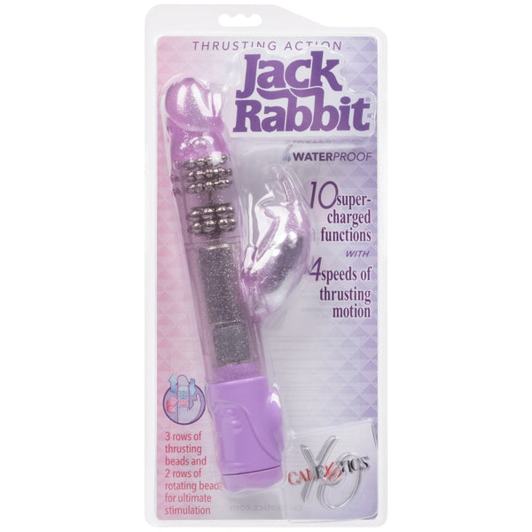 CalExotics Jack Rabbit Thrusting Action Jack Rabbit Vibrator - Purple - Extreme Toyz Singapore - https://extremetoyz.com.sg - Sex Toys and Lingerie Online Store - Bondage Gear / Vibrators / Electrosex Toys / Wireless Remote Control Vibes / Sexy Lingerie and Role Play / BDSM / Dungeon Furnitures / Dildos and Strap Ons &nbsp;/ Anal and Prostate Massagers / Anal Douche and Cleaning Aide / Delay Sprays and Gels / Lubricants and more...