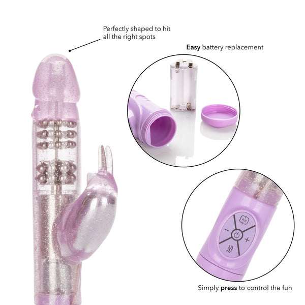 CalExotics Jack Rabbit Thrusting Action Jack Rabbit Vibrator - Purple - Extreme Toyz Singapore - https://extremetoyz.com.sg - Sex Toys and Lingerie Online Store - Bondage Gear / Vibrators / Electrosex Toys / Wireless Remote Control Vibes / Sexy Lingerie and Role Play / BDSM / Dungeon Furnitures / Dildos and Strap Ons &nbsp;/ Anal and Prostate Massagers / Anal Douche and Cleaning Aide / Delay Sprays and Gels / Lubricants and more...