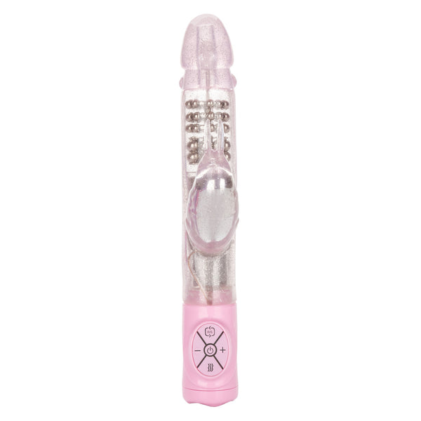 CalExotics Jack Rabbit Thrusting Action Jack Rabbit Vibrator - Pink - Extreme Toyz Singapore - https://extremetoyz.com.sg - Sex Toys and Lingerie Online Store - Bondage Gear / Vibrators / Electrosex Toys / Wireless Remote Control Vibes / Sexy Lingerie and Role Play / BDSM / Dungeon Furnitures / Dildos and Strap Ons &nbsp;/ Anal and Prostate Massagers / Anal Douche and Cleaning Aide / Delay Sprays and Gels / Lubricants and more...