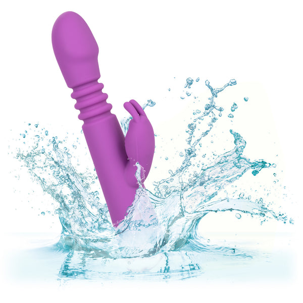 CalExotics Jack Rabbit Elite Thrusting Rechargeable Rabbit Vibrator - Extreme Toyz Singapore - https://extremetoyz.com.sg - Sex Toys and Lingerie Online Store - Bondage Gear / Vibrators / Electrosex Toys / Wireless Remote Control Vibes / Sexy Lingerie and Role Play / BDSM / Dungeon Furnitures / Dildos and Strap Ons &nbsp;/ Anal and Prostate Massagers / Anal Douche and Cleaning Aide / Delay Sprays and Gels / Lubricants and more...