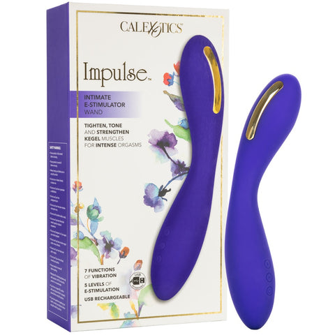 CalExotics Impulse Intimate E-Stimulator Wand Rechargeable Electrosex Vibrator - Extreme Toyz Singapore - https://extremetoyz.com.sg - Sex Toys and Lingerie Online Store