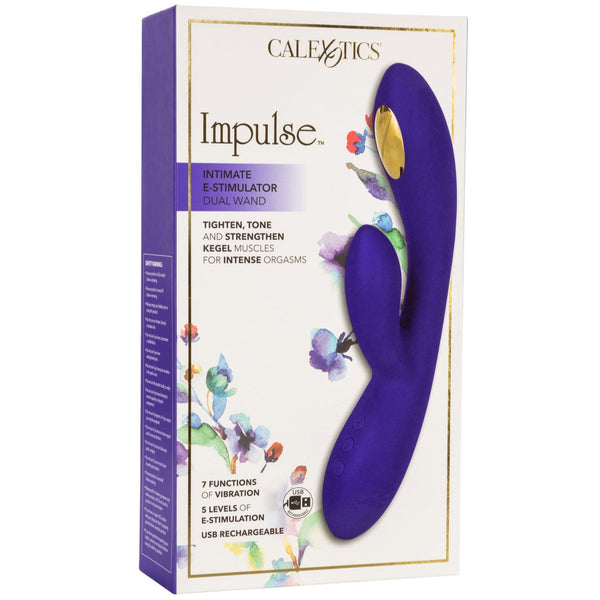 CalExotics Impulse Intimate E-Stimulator Dual Wand Electrosex Vibrator - Extreme Toyz Singapore - https://extremetoyz.com.sg - Sex Toys and Lingerie Online Store - Bondage Gear / Vibrators / Electrosex Toys / Wireless Remote Control Vibes / Sexy Lingerie and Role Play / BDSM / Dungeon Furnitures / Dildos and Strap Ons &nbsp;/ Anal and Prostate Massagers / Anal Douche and Cleaning Aide / Delay Sprays and Gels / Lubricants and more...