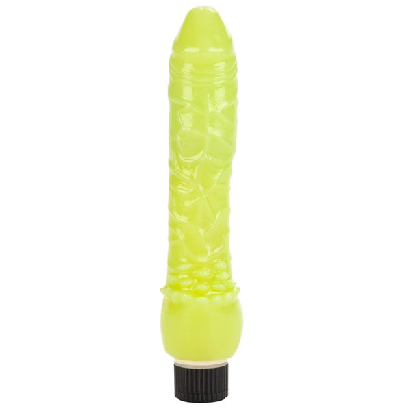 CalExotics Playful Dongs Glow-In-The-Dark Jelly Vibe - Extreme Toyz Singapore - https://extremetoyz.com.sg - Sex Toys and Lingerie Online Store - Bondage Gear / Vibrators / Electrosex Toys / Wireless Remote Control Vibes / Sexy Lingerie and Role Play / BDSM / Dungeon Furnitures / Dildos and Strap Ons &nbsp;/ Anal and Prostate Massagers / Anal Douche and Cleaning Aide / Delay Sprays and Gels / Lubricants and more...