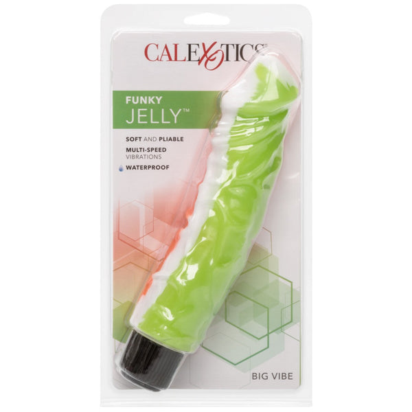 CalExotics Playful Dongs Funky Jelly Big Vibe - Extreme Toyz Singapore - https://extremetoyz.com.sg - Sex Toys and Lingerie Online Store - Bondage Gear / Vibrators / Electrosex Toys / Wireless Remote Control Vibes / Sexy Lingerie and Role Play / BDSM / Dungeon Furnitures / Dildos and Strap Ons &nbsp;/ Anal and Prostate Massagers / Anal Douche and Cleaning Aide / Delay Sprays and Gels / Lubricants and more...