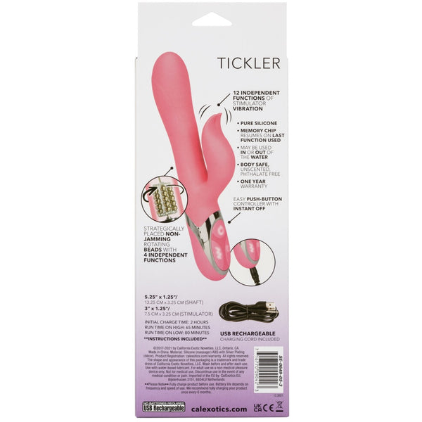 Enchanted Tickler Rotating Rechargeable Rabbit Vibrator