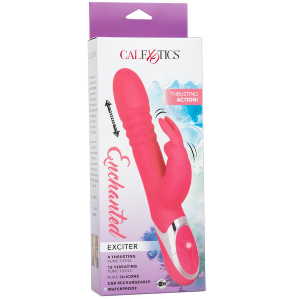 Enchanted Exciter Thrusting Rechargeable Rabbit Vibrator