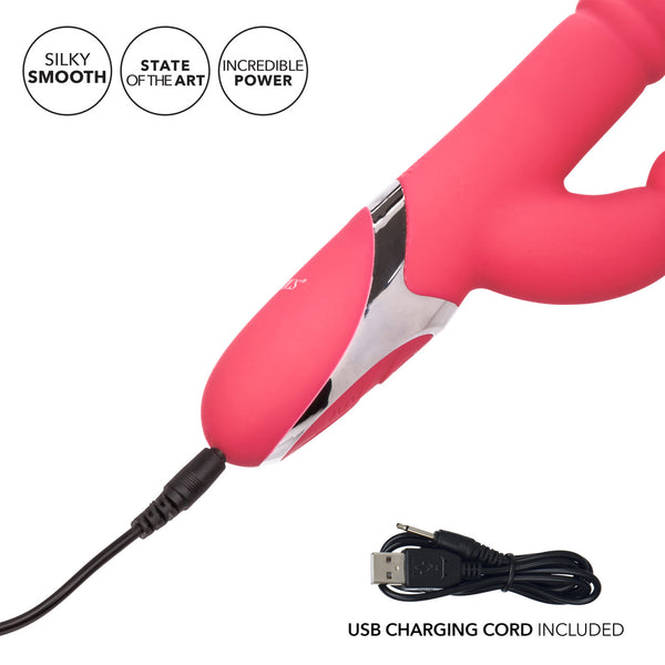 Enchanted Exciter Thrusting Rechargeable Rabbit Vibrator