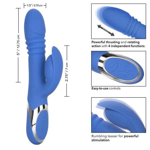 Enchanted Teaser Thrusting Rechargeable Rabbit Vibrator