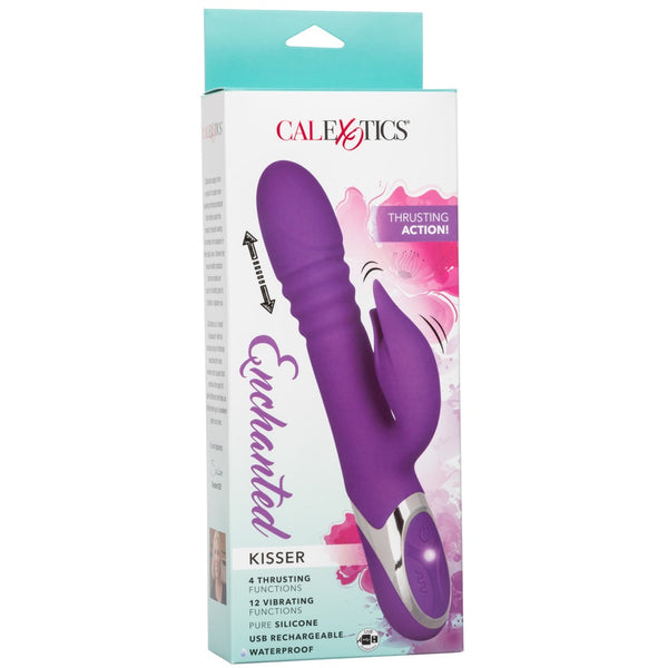 Enchanted Kisser Thrusting Rechargeable Rabbit Vibrator