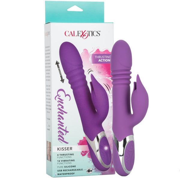 Enchanted Kisser Thrusting Rechargeable Rabbit Vibrator