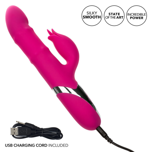 Enchanted Embrace Beaded Motion Rechargeable Rabbit Vibrator