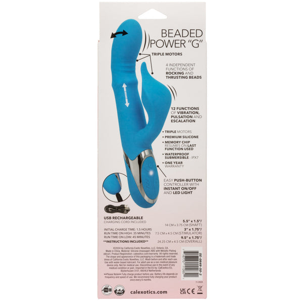 Enchanted Beaded Power “G” Rechargeable Rocking Rabbit Vibrator