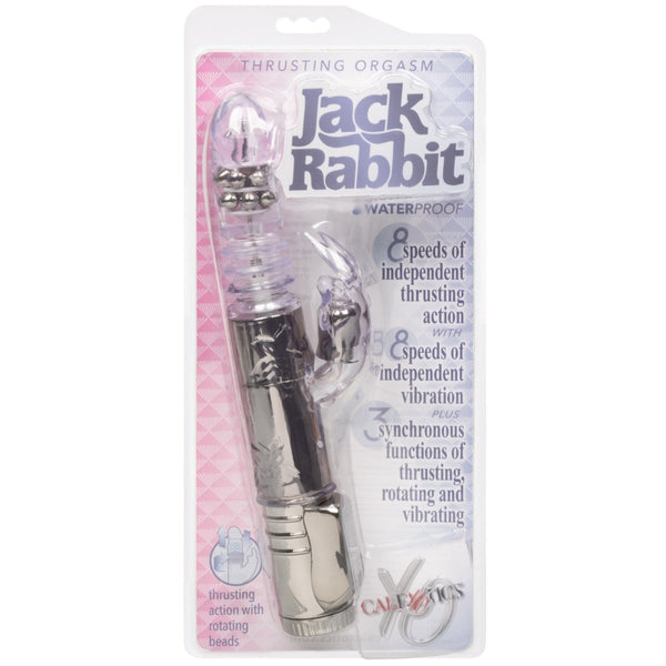 CalExotics Jack Rabbit Thrusting Orgasm Jack Rabbit Vibrator - Black - Extreme Toyz Singapore - https://extremetoyz.com.sg - Sex Toys and Lingerie Online Store - Bondage Gear / Vibrators / Electrosex Toys / Wireless Remote Control Vibes / Sexy Lingerie and Role Play / BDSM / Dungeon Furnitures / Dildos and Strap Ons &nbsp;/ Anal and Prostate Massagers / Anal Douche and Cleaning Aide / Delay Sprays and Gels / Lubricants and more...