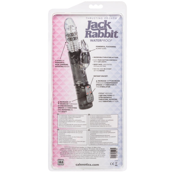 CalExotics Jack Rabbit Thrusting Orgasm Jack Rabbit Vibrator - Black - Extreme Toyz Singapore - https://extremetoyz.com.sg - Sex Toys and Lingerie Online Store - Bondage Gear / Vibrators / Electrosex Toys / Wireless Remote Control Vibes / Sexy Lingerie and Role Play / BDSM / Dungeon Furnitures / Dildos and Strap Ons &nbsp;/ Anal and Prostate Massagers / Anal Douche and Cleaning Aide / Delay Sprays and Gels / Lubricants and more...