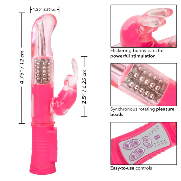 CalExotics Shane's World Jack Rabbit "G" Vibrator - Pink - Extreme Toyz Singapore - https://extremetoyz.com.sg - Sex Toys and Lingerie Online Store - Bondage Gear / Vibrators / Electrosex Toys / Wireless Remote Control Vibes / Sexy Lingerie and Role Play / BDSM / Dungeon Furnitures / Dildos and Strap Ons &nbsp;/ Anal and Prostate Massagers / Anal Douche and Cleaning Aide / Delay Sprays and Gels / Lubricants and more...