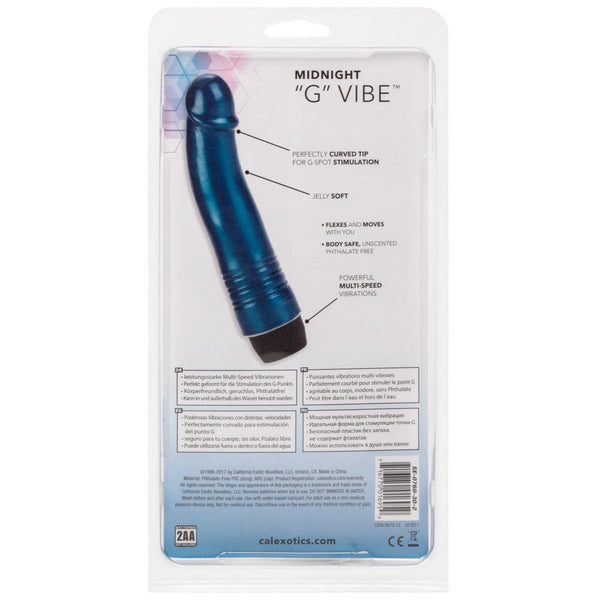 CalExotics Playful Dongs Midnight "G" Vibe - Extreme Toyz Singapore - https://extremetoyz.com.sg - Sex Toys and Lingerie Online Store - Bondage Gear / Vibrators / Electrosex Toys / Wireless Remote Control Vibes / Sexy Lingerie and Role Play / BDSM / Dungeon Furnitures / Dildos and Strap Ons &nbsp;/ Anal and Prostate Massagers / Anal Douche and Cleaning Aide / Delay Sprays and Gels / Lubricants and more...