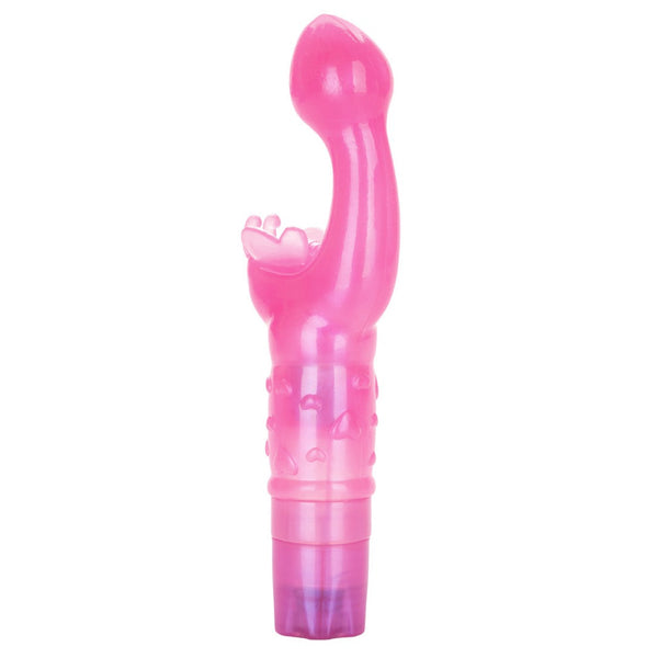 CalExotics Kiss Vibes The Original Butterfly Kiss Vibe - Pink - Extreme Toyz Singapore - https://extremetoyz.com.sg - Sex Toys and Lingerie Online Store - Bondage Gear / Vibrators / Electrosex Toys / Wireless Remote Control Vibes / Sexy Lingerie and Role Play / BDSM / Dungeon Furnitures / Dildos and Strap Ons &nbsp;/ Anal and Prostate Massagers / Anal Douche and Cleaning Aide / Delay Sprays and Gels / Lubricants and more...