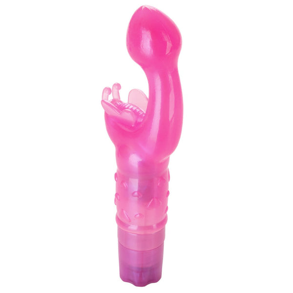 CalExotics Kiss Vibes The Original Butterfly Kiss Vibe - Pink - Extreme Toyz Singapore - https://extremetoyz.com.sg - Sex Toys and Lingerie Online Store - Bondage Gear / Vibrators / Electrosex Toys / Wireless Remote Control Vibes / Sexy Lingerie and Role Play / BDSM / Dungeon Furnitures / Dildos and Strap Ons &nbsp;/ Anal and Prostate Massagers / Anal Douche and Cleaning Aide / Delay Sprays and Gels / Lubricants and more...