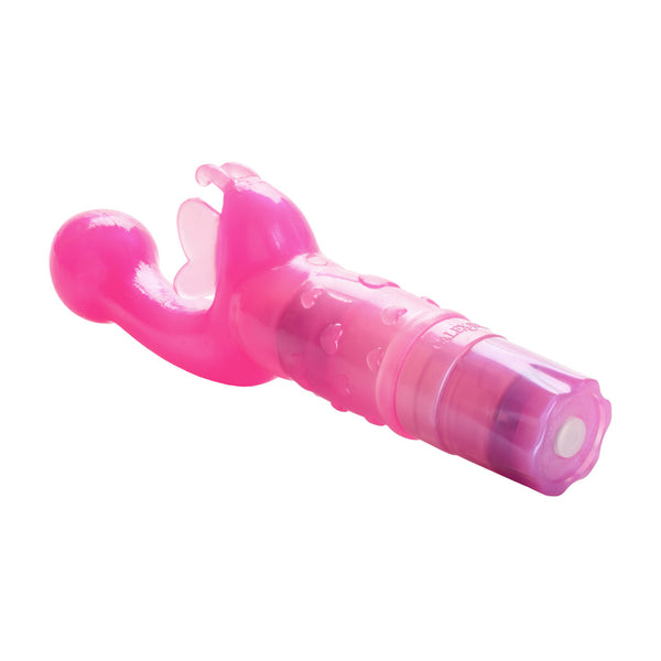 CalExotics Kiss Vibes The Original Butterfly Kiss Vibe - Pink - Extreme Toyz Singapore - https://extremetoyz.com.sg - Sex Toys and Lingerie Online Store - Bondage Gear / Vibrators / Electrosex Toys / Wireless Remote Control Vibes / Sexy Lingerie and Role Play / BDSM / Dungeon Furnitures / Dildos and Strap Ons &nbsp;/ Anal and Prostate Massagers / Anal Douche and Cleaning Aide / Delay Sprays and Gels / Lubricants and more...