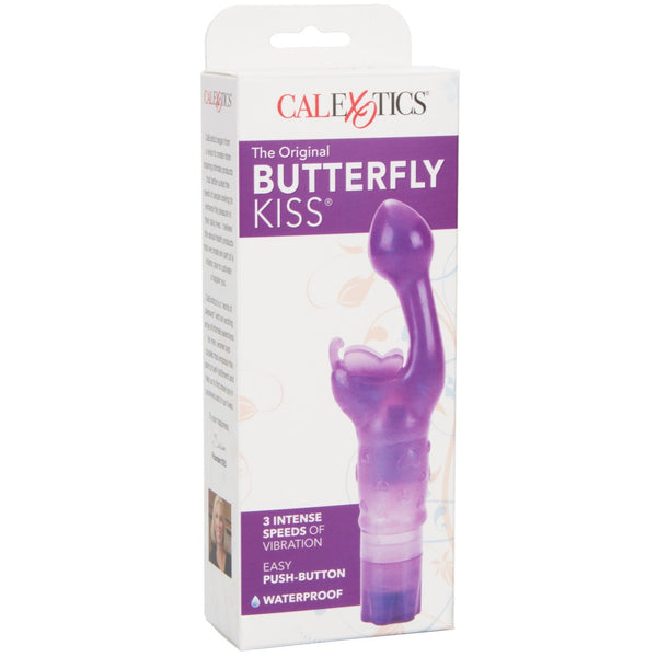 CalExotics Kiss Vibes The Original Butterfly Kiss Vibe - Purple - Extreme Toyz Singapore - https://extremetoyz.com.sg - Sex Toys and Lingerie Online Store - Bondage Gear / Vibrators / Electrosex Toys / Wireless Remote Control Vibes / Sexy Lingerie and Role Play / BDSM / Dungeon Furnitures / Dildos and Strap Ons &nbsp;/ Anal and Prostate Massagers / Anal Douche and Cleaning Aide / Delay Sprays and Gels / Lubricants and more...