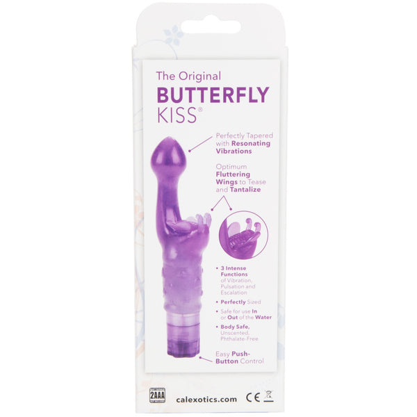 CalExotics Kiss Vibes The Original Butterfly Kiss Vibe - Purple - Extreme Toyz Singapore - https://extremetoyz.com.sg - Sex Toys and Lingerie Online Store - Bondage Gear / Vibrators / Electrosex Toys / Wireless Remote Control Vibes / Sexy Lingerie and Role Play / BDSM / Dungeon Furnitures / Dildos and Strap Ons &nbsp;/ Anal and Prostate Massagers / Anal Douche and Cleaning Aide / Delay Sprays and Gels / Lubricants and more...