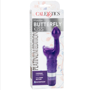 CalExotics Kiss Vibes 9-Function Butterfly Kiss Platinum Edition - Purple - Extreme Toyz Singapore - https://extremetoyz.com.sg - Sex Toys and Lingerie Online Store - Bondage Gear / Vibrators / Electrosex Toys / Wireless Remote Control Vibes / Sexy Lingerie and Role Play / BDSM / Dungeon Furnitures / Dildos and Strap Ons &nbsp;/ Anal and Prostate Massagers / Anal Douche and Cleaning Aide / Delay Sprays and Gels / Lubricants and more...