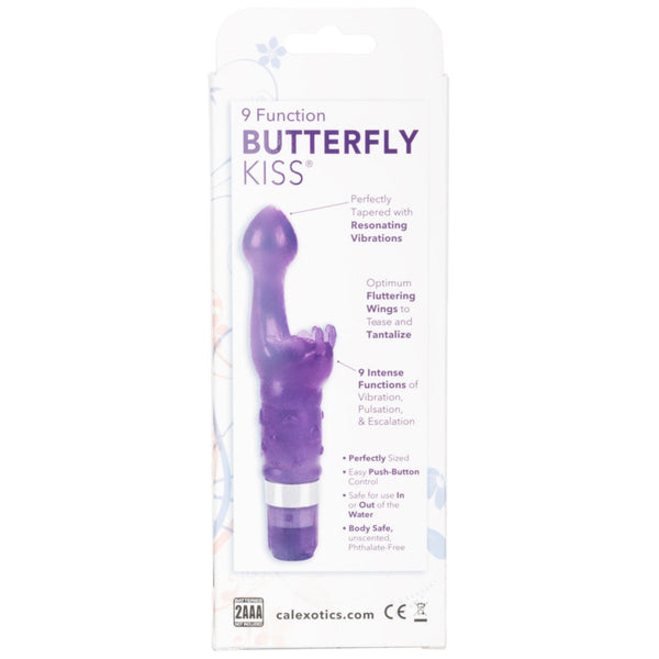 CalExotics Kiss Vibes 9-Function Butterfly Kiss Platinum Edition - Purple - Extreme Toyz Singapore - https://extremetoyz.com.sg - Sex Toys and Lingerie Online Store - Bondage Gear / Vibrators / Electrosex Toys / Wireless Remote Control Vibes / Sexy Lingerie and Role Play / BDSM / Dungeon Furnitures / Dildos and Strap Ons &nbsp;/ Anal and Prostate Massagers / Anal Douche and Cleaning Aide / Delay Sprays and Gels / Lubricants and more...