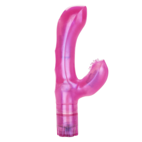 CalExotics Kiss Vibes G-Kiss G-Spot & Clitoral Vibe - Pink - Extreme Toyz Singapore - https://extremetoyz.com.sg - Sex Toys and Lingerie Online Store - Bondage Gear / Vibrators / Electrosex Toys / Wireless Remote Control Vibes / Sexy Lingerie and Role Play / BDSM / Dungeon Furnitures / Dildos and Strap Ons &nbsp;/ Anal and Prostate Massagers / Anal Douche and Cleaning Aide / Delay Sprays and Gels / Lubricants and more...