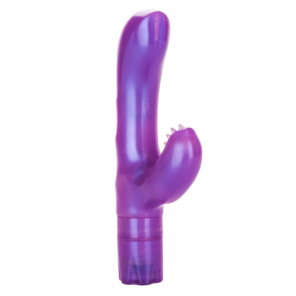 CalExotics Kiss Vibes G-Kiss G-Spot & Clitoral Vibe - Purple - Extreme Toyz Singapore - https://extremetoyz.com.sg - Sex Toys and Lingerie Online Store - Bondage Gear / Vibrators / Electrosex Toys / Wireless Remote Control Vibes / Sexy Lingerie and Role Play / BDSM / Dungeon Furnitures / Dildos and Strap Ons &nbsp;/ Anal and Prostate Massagers / Anal Douche and Cleaning Aide / Delay Sprays and Gels / Lubricants and more...