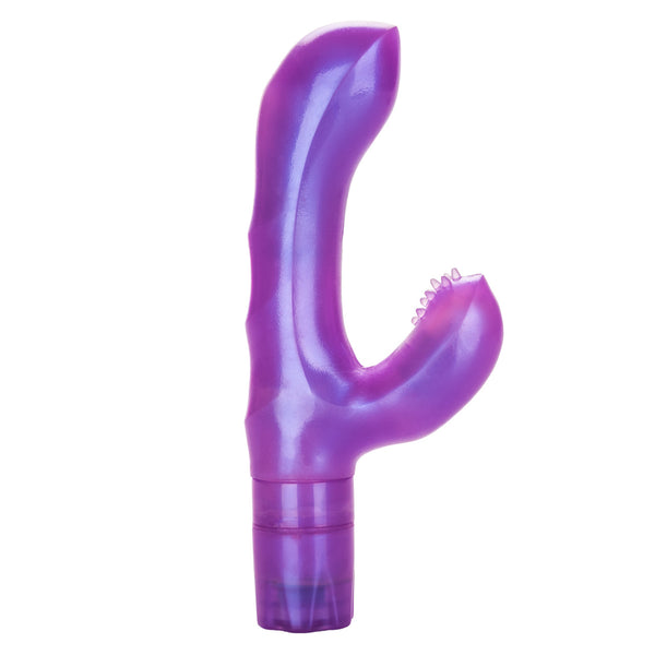 CalExotics Kiss Vibes G-Kiss G-Spot & Clitoral Vibe - Purple - Extreme Toyz Singapore - https://extremetoyz.com.sg - Sex Toys and Lingerie Online Store - Bondage Gear / Vibrators / Electrosex Toys / Wireless Remote Control Vibes / Sexy Lingerie and Role Play / BDSM / Dungeon Furnitures / Dildos and Strap Ons &nbsp;/ Anal and Prostate Massagers / Anal Douche and Cleaning Aide / Delay Sprays and Gels / Lubricants and more...