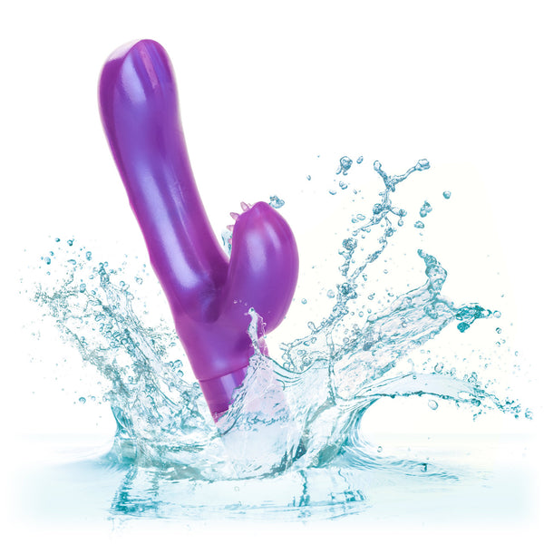 CalExotics Kiss Vibes G-Kiss G-Spot & Clitoral Vibe - Purple - Extreme Toyz Singapore - https://extremetoyz.com.sg - Sex Toys and Lingerie Online Store - Bondage Gear / Vibrators / Electrosex Toys / Wireless Remote Control Vibes / Sexy Lingerie and Role Play / BDSM / Dungeon Furnitures / Dildos and Strap Ons &nbsp;/ Anal and Prostate Massagers / Anal Douche and Cleaning Aide / Delay Sprays and Gels / Lubricants and more...