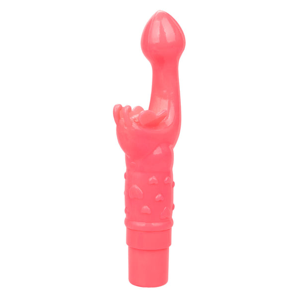 CalExotics Kiss Vibes Rechargeable Butterfly Kiss G-Spot & Clitoral Vibe - Pink - Extreme Toyz Singapore - https://extremetoyz.com.sg - Sex Toys and Lingerie Online Store - Bondage Gear / Vibrators / Electrosex Toys / Wireless Remote Control Vibes / Sexy Lingerie and Role Play / BDSM / Dungeon Furnitures / Dildos and Strap Ons &nbsp;/ Anal and Prostate Massagers / Anal Douche and Cleaning Aide / Delay Sprays and Gels / Lubricants and more...