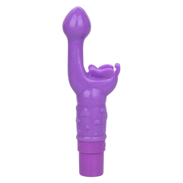 CalExotics Kiss Vibes Rechargeable Butterfly Kiss G-Spot & Clitoral Vibe - Purple - Extreme Toyz Singapore - https://extremetoyz.com.sg - Sex Toys and Lingerie Online Store - Bondage Gear / Vibrators / Electrosex Toys / Wireless Remote Control Vibes / Sexy Lingerie and Role Play / BDSM / Dungeon Furnitures / Dildos and Strap Ons &nbsp;/ Anal and Prostate Massagers / Anal Douche and Cleaning Aide / Delay Sprays and Gels / Lubricants and more...