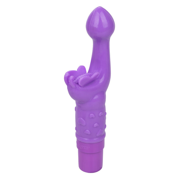 CalExotics Kiss Vibes Rechargeable Butterfly Kiss G-Spot & Clitoral Vibe - Purple - Extreme Toyz Singapore - https://extremetoyz.com.sg - Sex Toys and Lingerie Online Store - Bondage Gear / Vibrators / Electrosex Toys / Wireless Remote Control Vibes / Sexy Lingerie and Role Play / BDSM / Dungeon Furnitures / Dildos and Strap Ons &nbsp;/ Anal and Prostate Massagers / Anal Douche and Cleaning Aide / Delay Sprays and Gels / Lubricants and more...