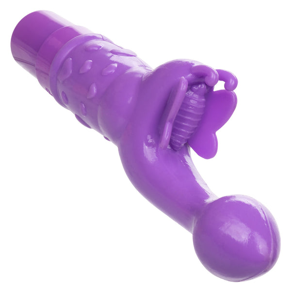 CalExotics Kiss Vibes Rechargeable Butterfly Kiss G-Spot & Clitoral Vibe - Purple - Extreme Toyz Singapore - https://extremetoyz.com.sg - Sex Toys and Lingerie Online Store - Bondage Gear / Vibrators / Electrosex Toys / Wireless Remote Control Vibes / Sexy Lingerie and Role Play / BDSM / Dungeon Furnitures / Dildos and Strap Ons &nbsp;/ Anal and Prostate Massagers / Anal Douche and Cleaning Aide / Delay Sprays and Gels / Lubricants and more...