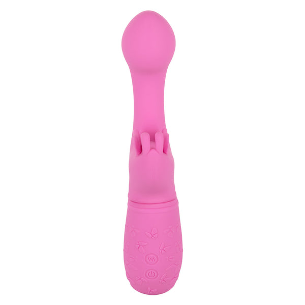 CalExotics Kiss Vibes Rechargeable Silicone Butterfly Kiss G-Spot & Clitoral Vibe - Pink - Extreme Toyz Singapore - https://extremetoyz.com.sg - Sex Toys and Lingerie Online Store - Bondage Gear / Vibrators / Electrosex Toys / Wireless Remote Control Vibes / Sexy Lingerie and Role Play / BDSM / Dungeon Furnitures / Dildos and Strap Ons &nbsp;/ Anal and Prostate Massagers / Anal Douche and Cleaning Aide / Delay Sprays and Gels / Lubricants and more...