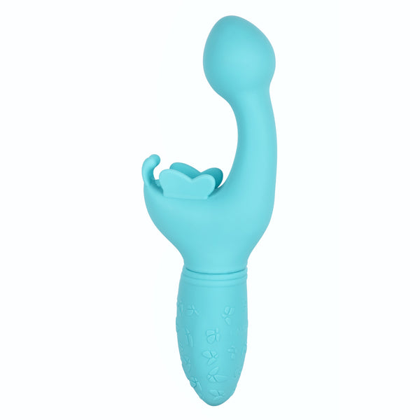 CalExotics Kiss Vibes Rechargeable Butterfly Kiss G-Spot & Clitoral Vibe - Blue - Extreme Toyz Singapore - https://extremetoyz.com.sg - Sex Toys and Lingerie Online Store - Bondage Gear / Vibrators / Electrosex Toys / Wireless Remote Control Vibes / Sexy Lingerie and Role Play / BDSM / Dungeon Furnitures / Dildos and Strap Ons &nbsp;/ Anal and Prostate Massagers / Anal Douche and Cleaning Aide / Delay Sprays and Gels / Lubricants and more...