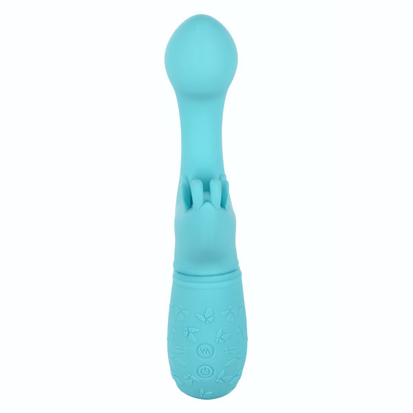 CalExotics Kiss Vibes Rechargeable Butterfly Kiss G-Spot & Clitoral Vibe - Blue - Extreme Toyz Singapore - https://extremetoyz.com.sg - Sex Toys and Lingerie Online Store - Bondage Gear / Vibrators / Electrosex Toys / Wireless Remote Control Vibes / Sexy Lingerie and Role Play / BDSM / Dungeon Furnitures / Dildos and Strap Ons &nbsp;/ Anal and Prostate Massagers / Anal Douche and Cleaning Aide / Delay Sprays and Gels / Lubricants and more...