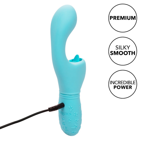 CalExotics Kiss Vibes Rechargeable Butterfly Kiss Flicker G-Spot & Clitoral Vibe - Blue - Extreme Toyz Singapore - https://extremetoyz.com.sg - Sex Toys and Lingerie Online Store - Bondage Gear / Vibrators / Electrosex Toys / Wireless Remote Control Vibes / Sexy Lingerie and Role Play / BDSM / Dungeon Furnitures / Dildos and Strap Ons &nbsp;/ Anal and Prostate Massagers / Anal Douche and Cleaning Aide / Delay Sprays and Gels / Lubricants and more...