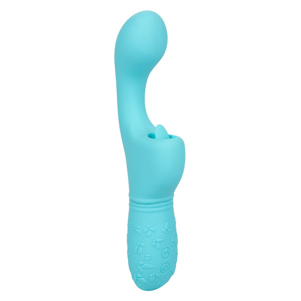 CalExotics Kiss Vibes Rechargeable Butterfly Kiss Flicker G-Spot & Clitoral Vibe - Blue - Extreme Toyz Singapore - https://extremetoyz.com.sg - Sex Toys and Lingerie Online Store - Bondage Gear / Vibrators / Electrosex Toys / Wireless Remote Control Vibes / Sexy Lingerie and Role Play / BDSM / Dungeon Furnitures / Dildos and Strap Ons &nbsp;/ Anal and Prostate Massagers / Anal Douche and Cleaning Aide / Delay Sprays and Gels / Lubricants and more...