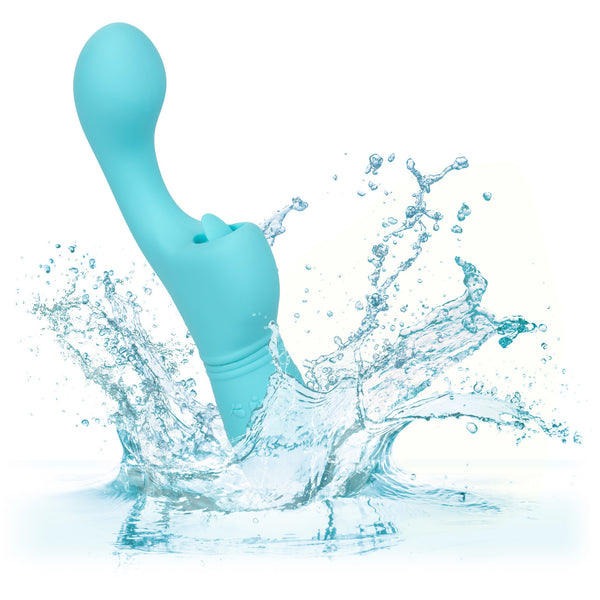 CalExotics Kiss Vibes Rechargeable Butterfly Kiss Flicker G-Spot & Clitoral Vibe - Blue - Extreme Toyz Singapore - https://extremetoyz.com.sg - Sex Toys and Lingerie Online Store - Bondage Gear / Vibrators / Electrosex Toys / Wireless Remote Control Vibes / Sexy Lingerie and Role Play / BDSM / Dungeon Furnitures / Dildos and Strap Ons &nbsp;/ Anal and Prostate Massagers / Anal Douche and Cleaning Aide / Delay Sprays and Gels / Lubricants and more...