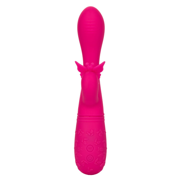 CalExotics Kiss Vibes Rechargeable Butterfly Kiss Flutter G-Spot & Clitoral Vibe - Pink - Extreme Toyz Singapore - https://extremetoyz.com.sg - Sex Toys and Lingerie Online Store - Bondage Gear / Vibrators / Electrosex Toys / Wireless Remote Control Vibes / Sexy Lingerie and Role Play / BDSM / Dungeon Furnitures / Dildos and Strap Ons &nbsp;/ Anal and Prostate Massagers / Anal Douche and Cleaning Aide / Delay Sprays and Gels / Lubricants and more...