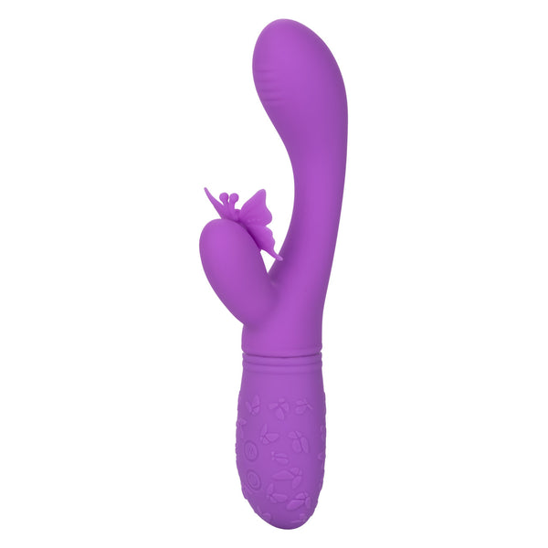 CalExotics Kiss Vibes Rechargeable Butterfly Kiss Flutter G-Spot & Clitoral Vibe - Purple - Extreme Toyz Singapore - https://extremetoyz.com.sg - Sex Toys and Lingerie Online Store - Bondage Gear / Vibrators / Electrosex Toys / Wireless Remote Control Vibes / Sexy Lingerie and Role Play / BDSM / Dungeon Furnitures / Dildos and Strap Ons &nbsp;/ Anal and Prostate Massagers / Anal Douche and Cleaning Aide / Delay Sprays and Gels / Lubricants and more...