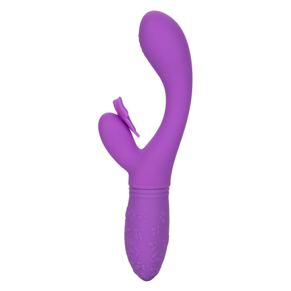 CalExotics Kiss Vibes Rechargeable Butterfly Kiss Flutter G-Spot & Clitoral Vibe - Purple - Extreme Toyz Singapore - https://extremetoyz.com.sg - Sex Toys and Lingerie Online Store - Bondage Gear / Vibrators / Electrosex Toys / Wireless Remote Control Vibes / Sexy Lingerie and Role Play / BDSM / Dungeon Furnitures / Dildos and Strap Ons &nbsp;/ Anal and Prostate Massagers / Anal Douche and Cleaning Aide / Delay Sprays and Gels / Lubricants and more...