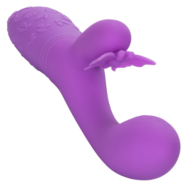 CalExotics Kiss Vibes Rechargeable Butterfly Kiss Flutter G-Spot & Clitoral Vibe - Purple - Extreme Toyz Singapore - https://extremetoyz.com.sg - Sex Toys and Lingerie Online Store - Bondage Gear / Vibrators / Electrosex Toys / Wireless Remote Control Vibes / Sexy Lingerie and Role Play / BDSM / Dungeon Furnitures / Dildos and Strap Ons &nbsp;/ Anal and Prostate Massagers / Anal Douche and Cleaning Aide / Delay Sprays and Gels / Lubricants and more...