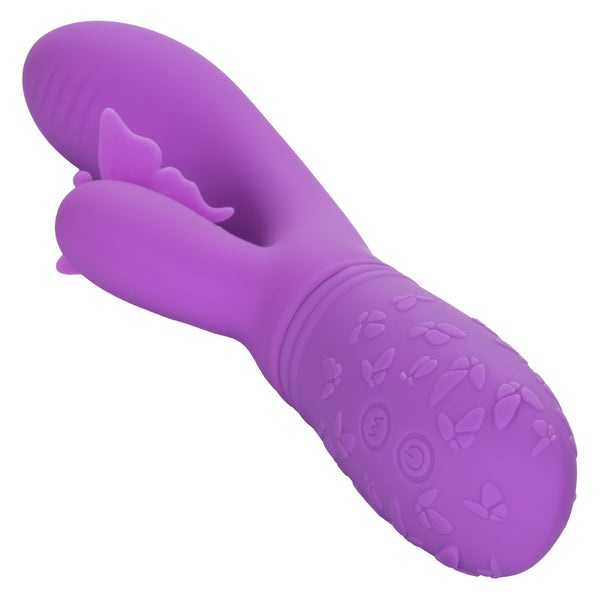 CalExotics Kiss Vibes Rechargeable Butterfly Kiss Flutter G-Spot & Clitoral Vibe - Purple - Extreme Toyz Singapore - https://extremetoyz.com.sg - Sex Toys and Lingerie Online Store - Bondage Gear / Vibrators / Electrosex Toys / Wireless Remote Control Vibes / Sexy Lingerie and Role Play / BDSM / Dungeon Furnitures / Dildos and Strap Ons &nbsp;/ Anal and Prostate Massagers / Anal Douche and Cleaning Aide / Delay Sprays and Gels / Lubricants and more...