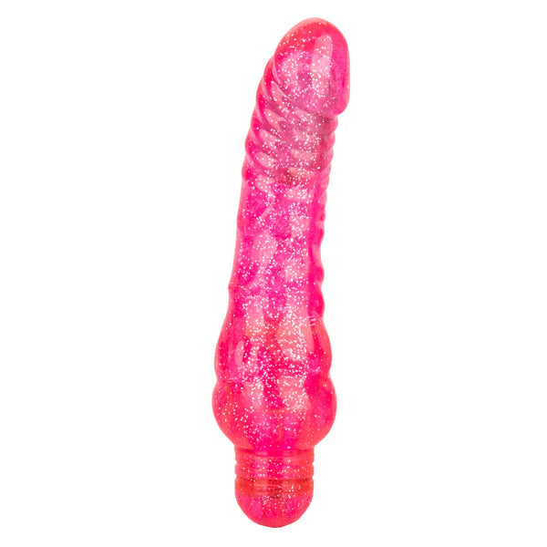 Personality Vibes Sparkle Glitter Jack Vibrator - Pink