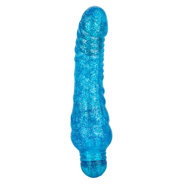 Personality Vibes Sparkle Glitter Jack Vibrator - Blue